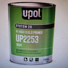 Load image into Gallery viewer, PRIMER- UPOL #2253 GALLON GRAY HIGH BUILD KIT WITH #2323 QUART HARDENER

